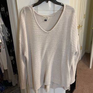 Lightweight cream sweater